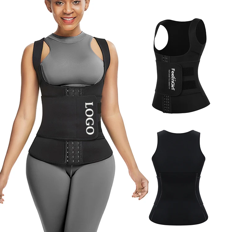 

Wholesale Affordable Adjustable Waist Trimmer Neoprene Waist Trainer Shaper Sweat Shaper Vest For Women Slimming