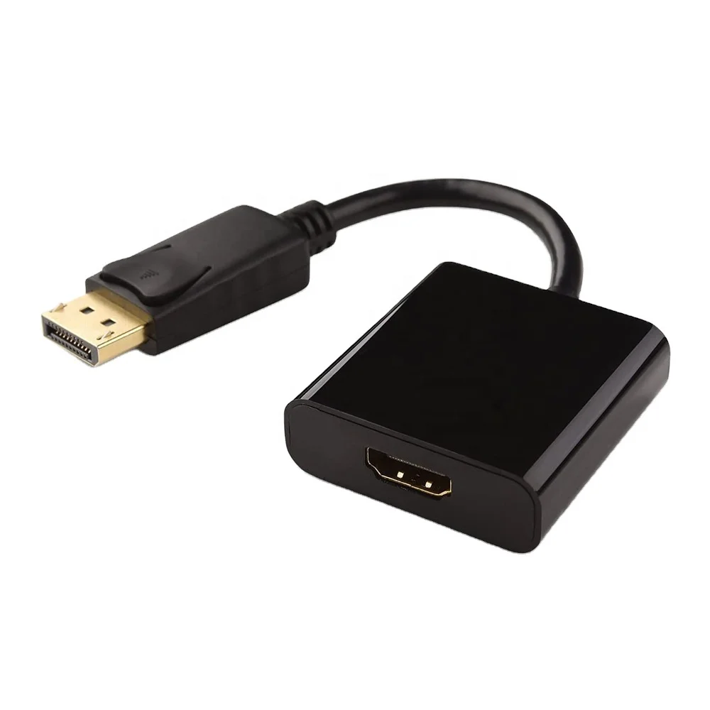 

Wholesale Plug and Play 20cm 1080P Active DisplayPort DP Display Port to HDMI Male to Female Adapter Converter