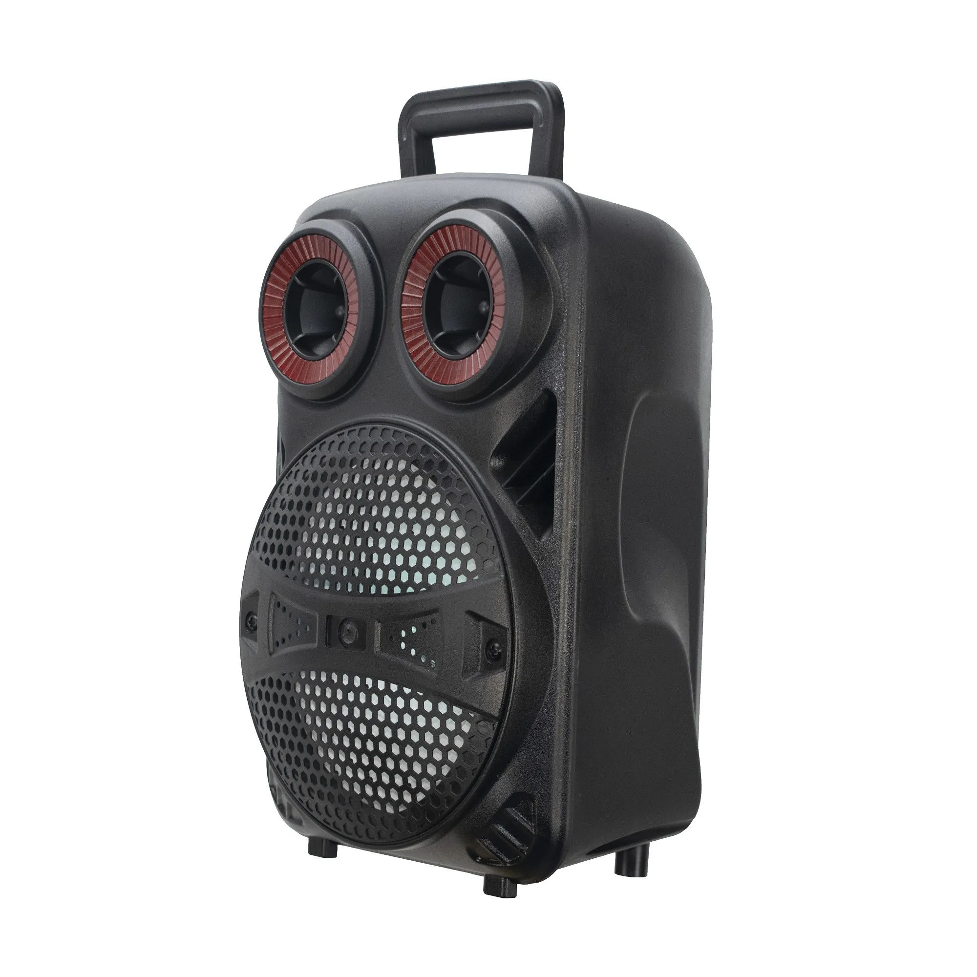 

Private mould stock 2021FW portable speaker wireless blue-tooth with recording function speaker table, Black