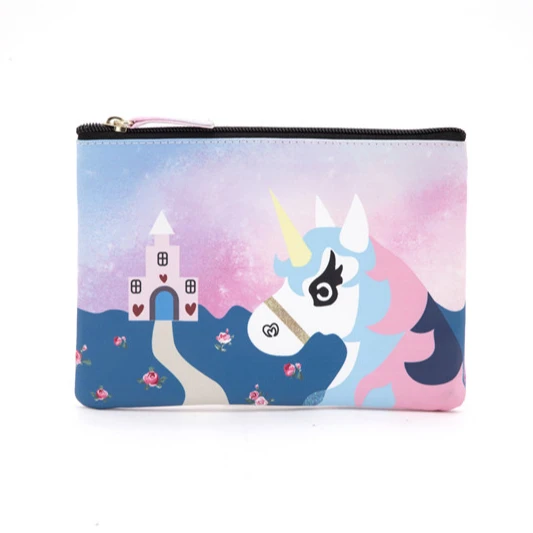 

cute cartoon unicorn cosmetic bag travel fashion waterproof zipper makeup bag