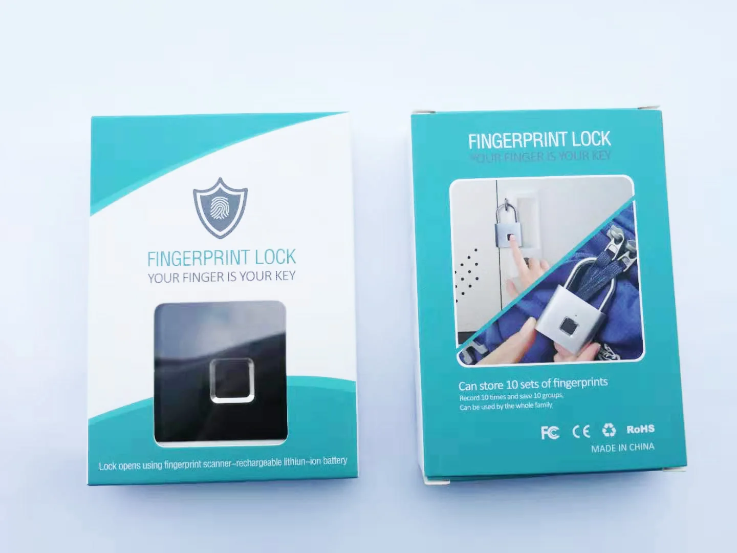 
Chengyuan stainless steel anti-theft padlock fingerprint lock smart fingerprint padlock 