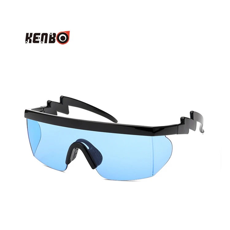 

Kenbo Eyewear OEC CPO Vintage Men Sunglasses For Men Brand Designer One Piece Women Oversize Outdoor Sun Glasses