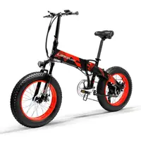 

EU Quality LANKELEISI 1000W 13AH L G Lithium Battery Fat Tire Folding E-bike Electric Bike 20 inch Fat Folding Electric Bicycle