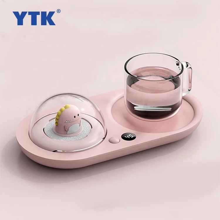 

Intelligent Portable Mini Home Office Use Electric Keep Warm Milk Cup Mat Constant Temperature Aromatherapy PTC Heating Cup