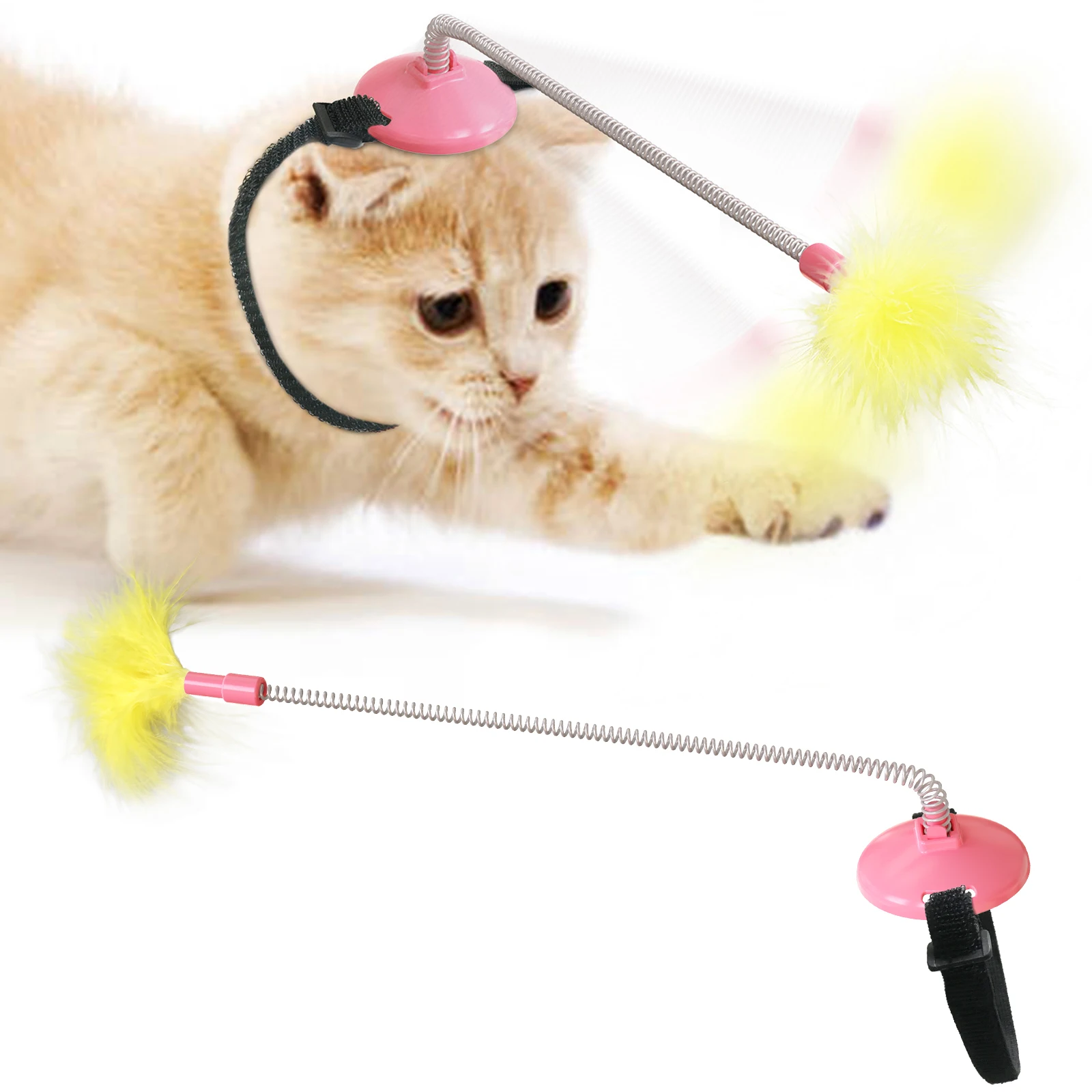 

Dropshipping Funny Toys for Cat, Cat Teaser Pet Interactive Toys Cat Sticker, Multi-colors