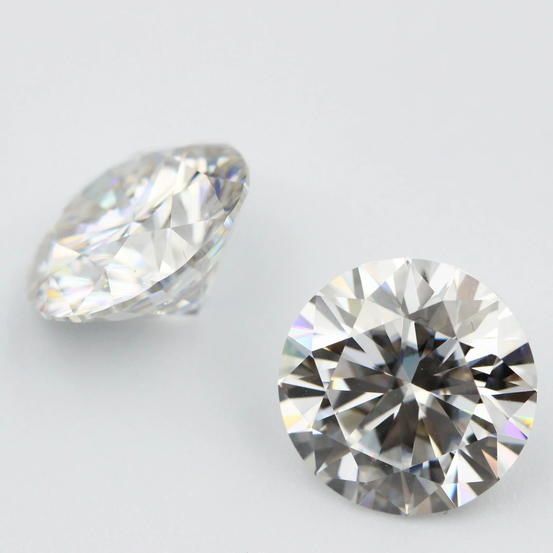 

White Colorless DEF Moissanite Diamond Free Fire For Ring and Jewelry Making, White def