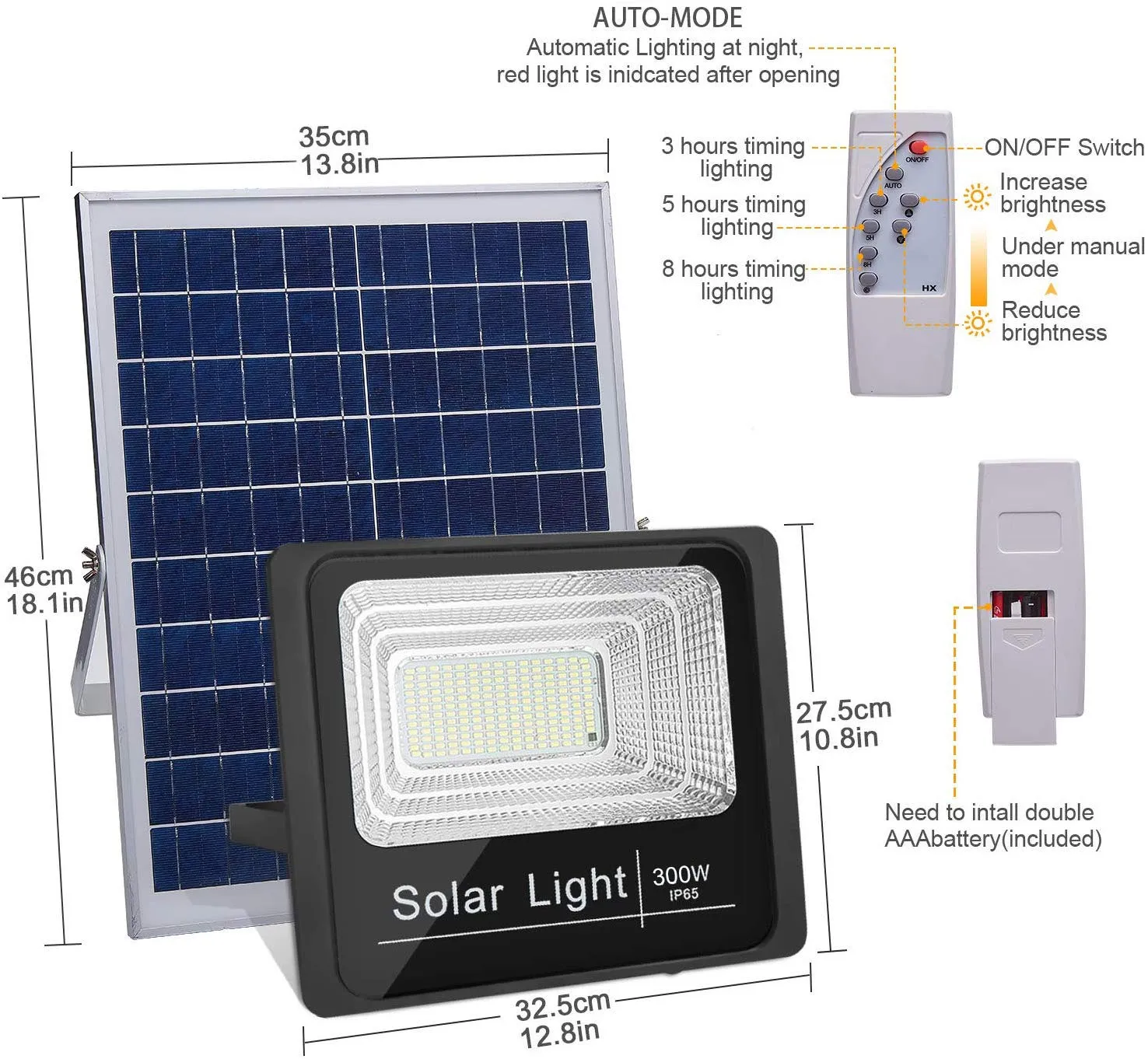 LED Flood Light 300W Esavior Ce RoHS IP66 - China Solar Flood