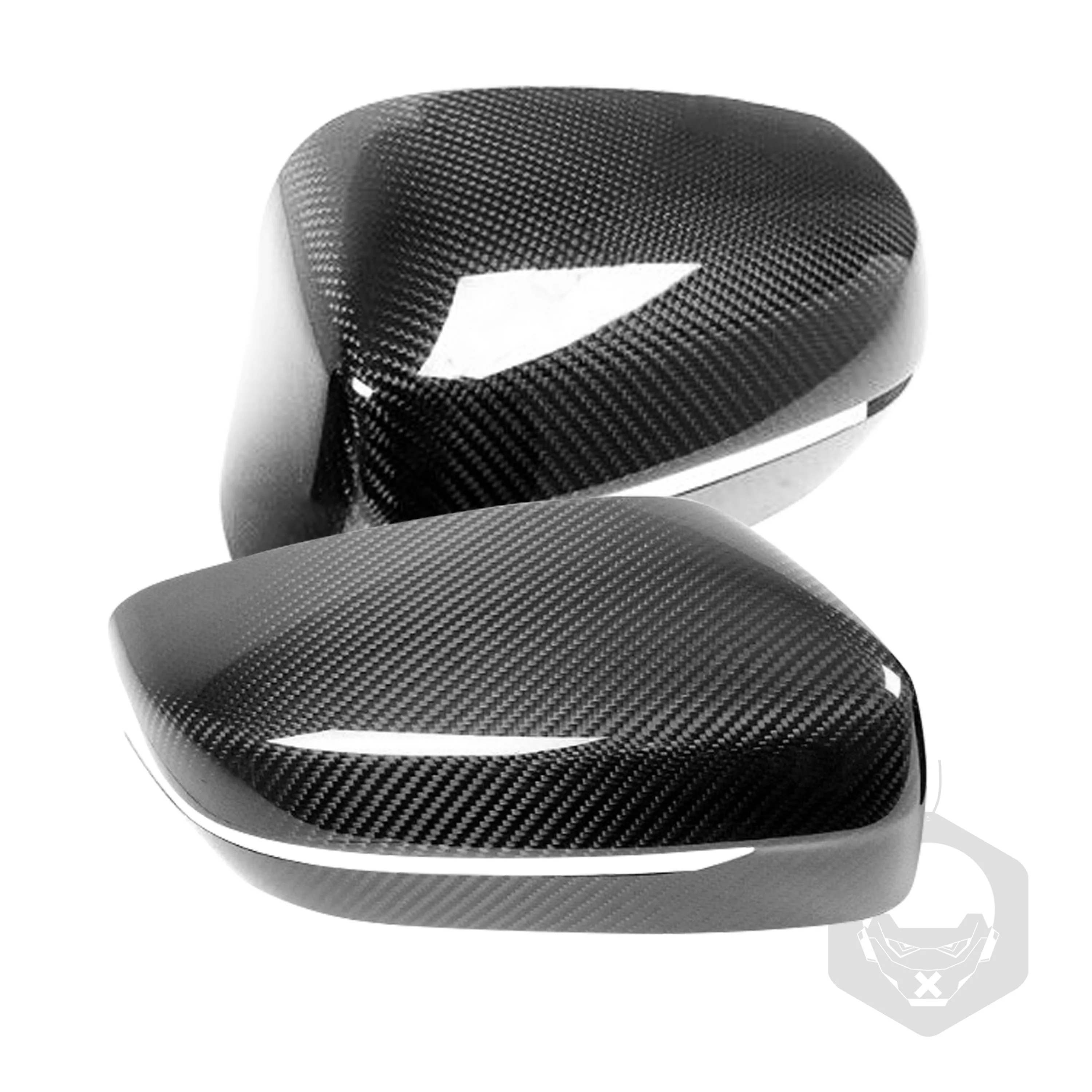 

FOR 2016-2021 BMW G11 G12 7 SERIES 740i 750i REAL CARBON FIBER MIRROR COVER CAP, 3k woven black