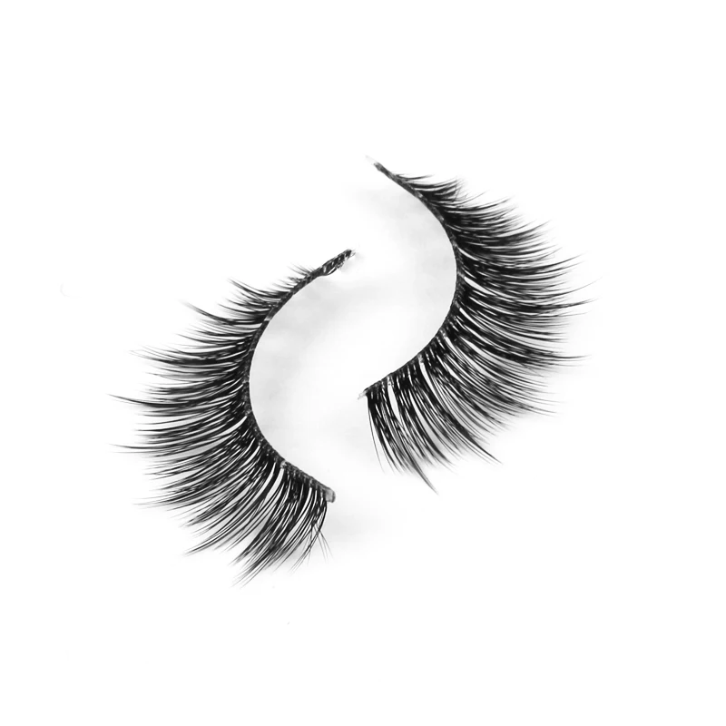 

New style eyelash strip fiber eyelashes lash custom logo eyelash package for sale