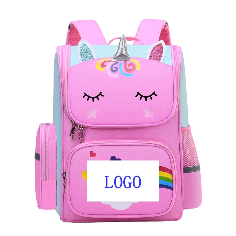 

Waterproof Durable Campus Primary Wholesale School Student Child Book Backpack Bag For Girls Boy Teenagers wholesale custom LOGO, 5colors