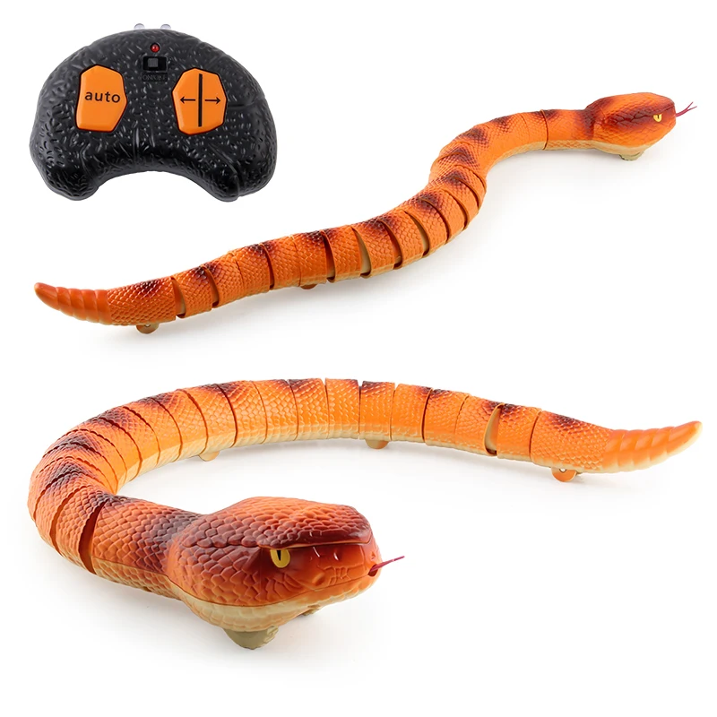 Plastic Rc Snake 16" Simulation Rattlesnake Ir Infrared Remote Control