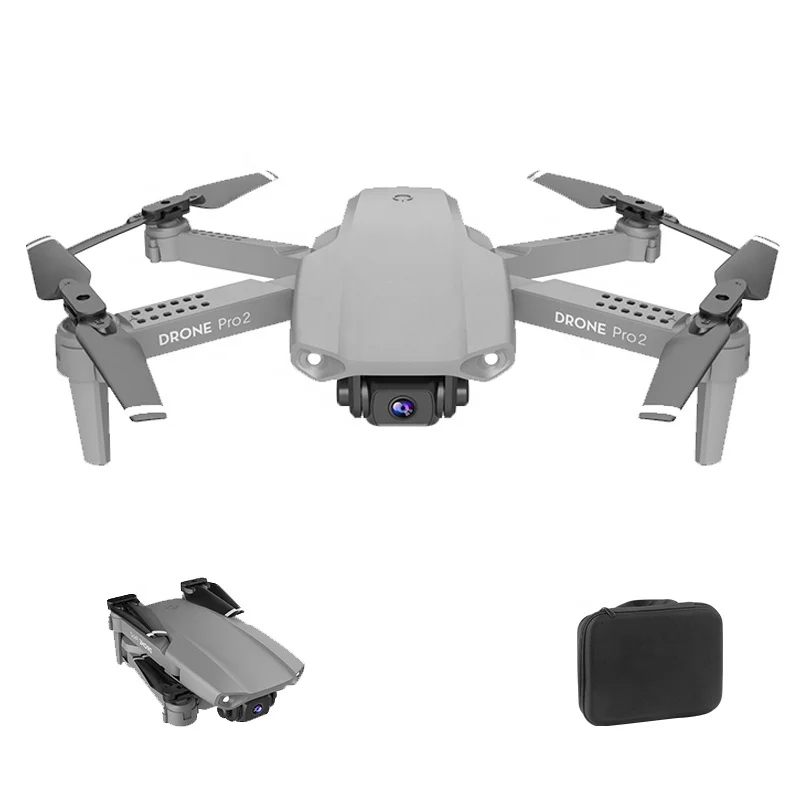 

Takenoken E99 Pro Drone with Dual 4K HD Camera Obstacle Avoidance 3 FPV Live Video Foldable RC Drones Helicopter Kids Toys, Orange, gray, black