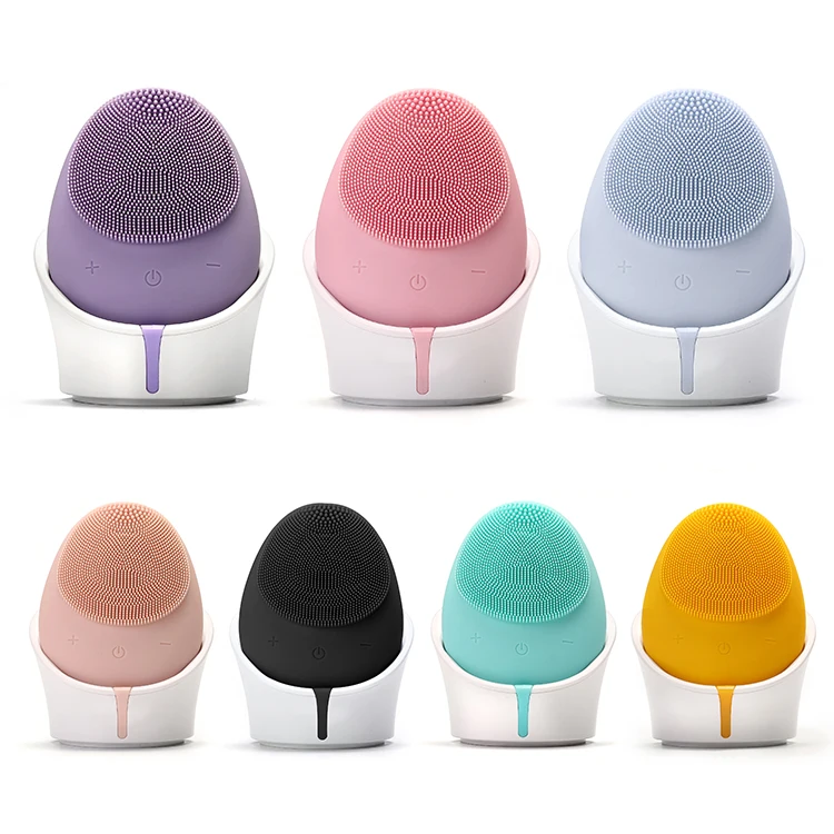 

Face exfoliator remover beauty tool silicone facial cleansing brush acne blackhead scrubber exfoliating brush
