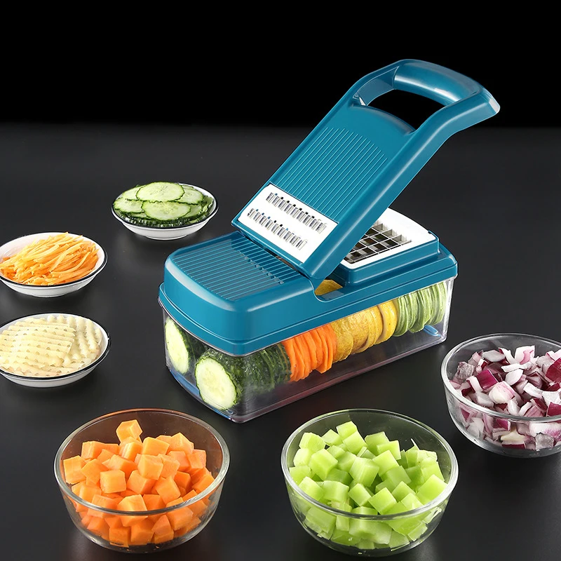 

BBA116 Kitchen Chopping Artifact Multifunction Manual Grater Hand Guard Dicing Device Kitchen Home Vegetable Cutting Board