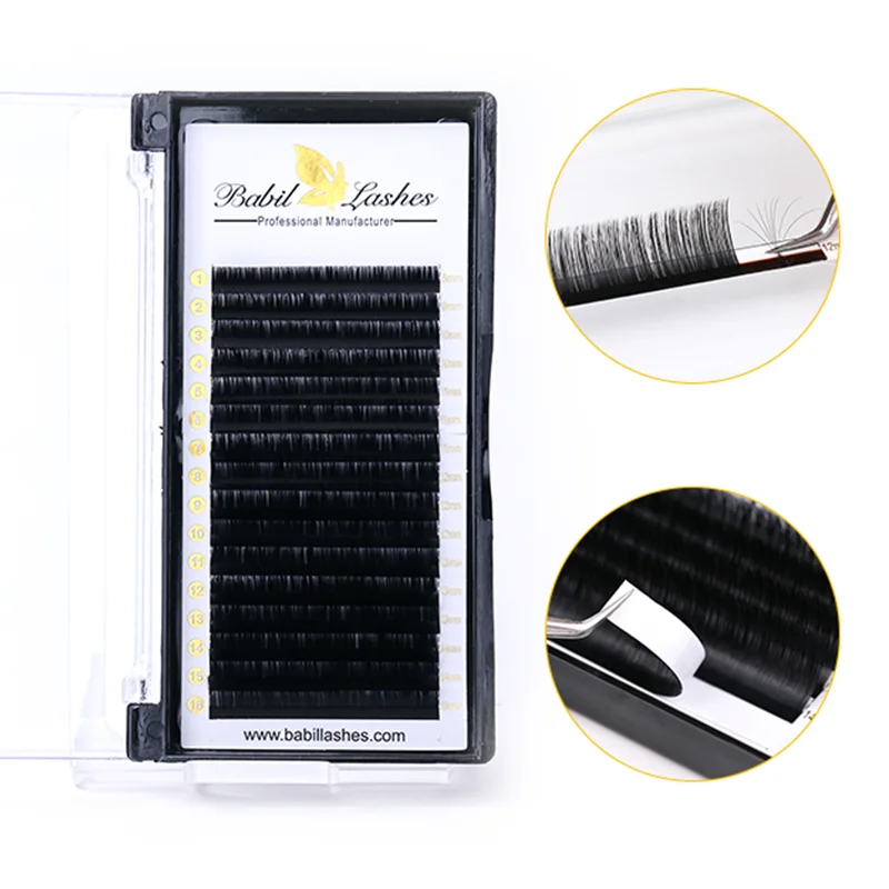 

Babillashes High Quality Individual Private Label 0.03 Easy Fan Korean Pbt Volume Eyelash Extension