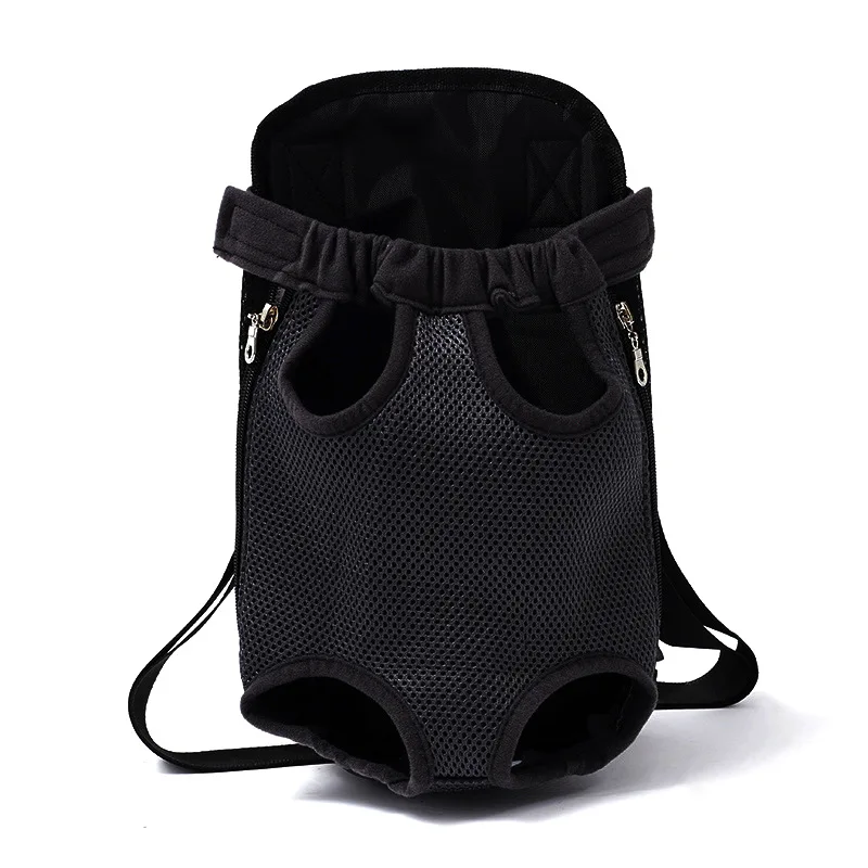 

Multi-color Outdoor Breathable Mesh Solid Pet Legs Out Carrier Backpack Portable Chest Bag for Pets, 6 colors