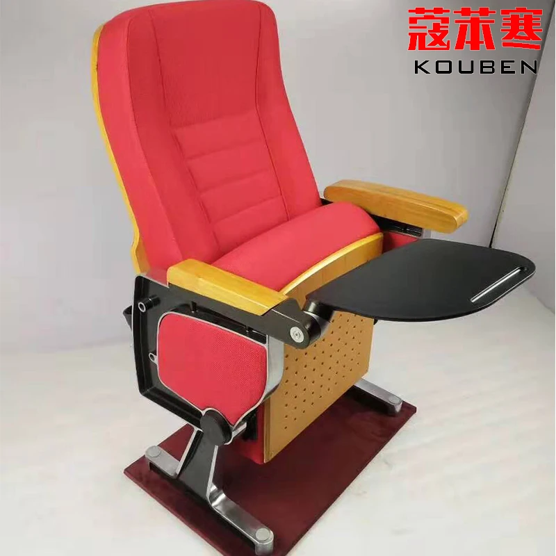 
Music Hall Fabric Upholstered Theater Furniture Auditorium Chair Seat Wood Shell Wooden Floor Aluminium Solid Powder Material 