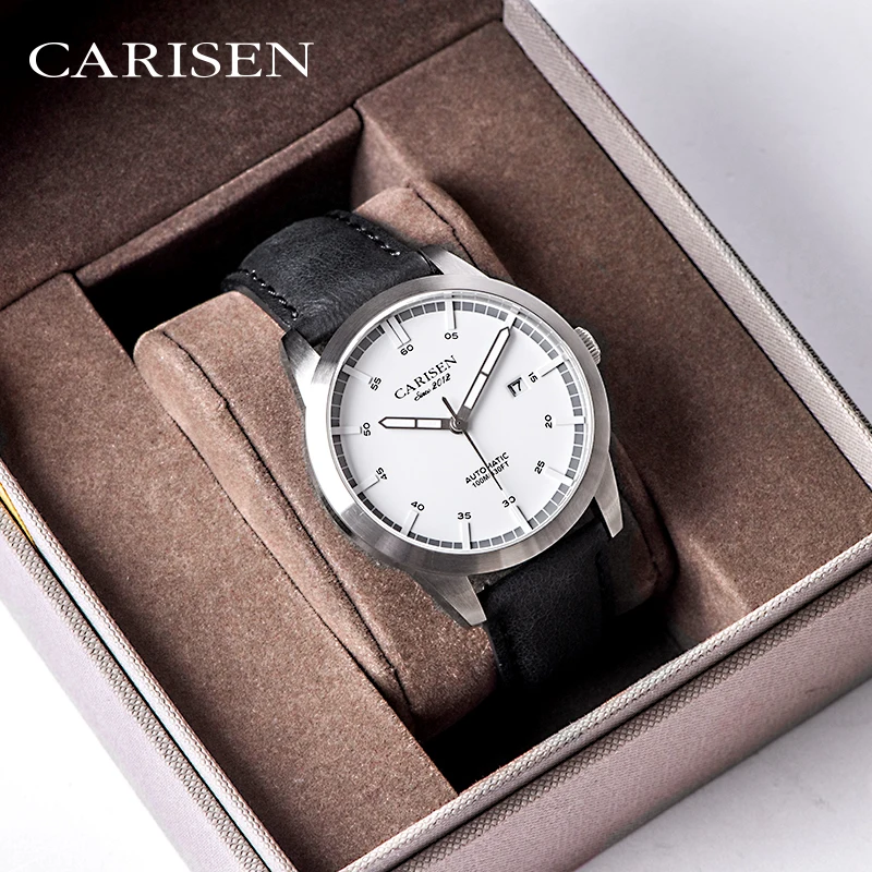 

Wholesale Steel Bracelet Genuine Leather Straps Automatic 10 ATM Waterproof Men Mechanical Watches