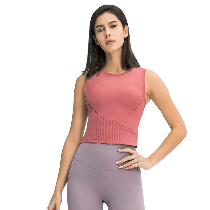 

RTS yoga crop top fitness workout wear plus size women clothing sport clothes