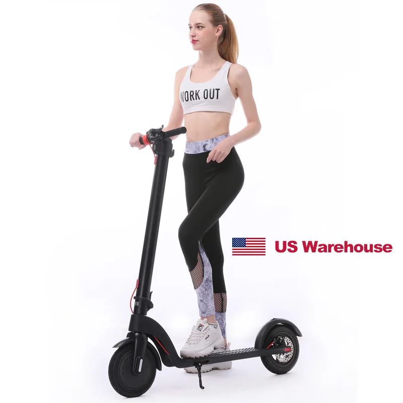 

United States warehouse In stock dropshipping X7 scooter electric 350W original 8.5 inch Folding 2 wheeler electric scooters, Black