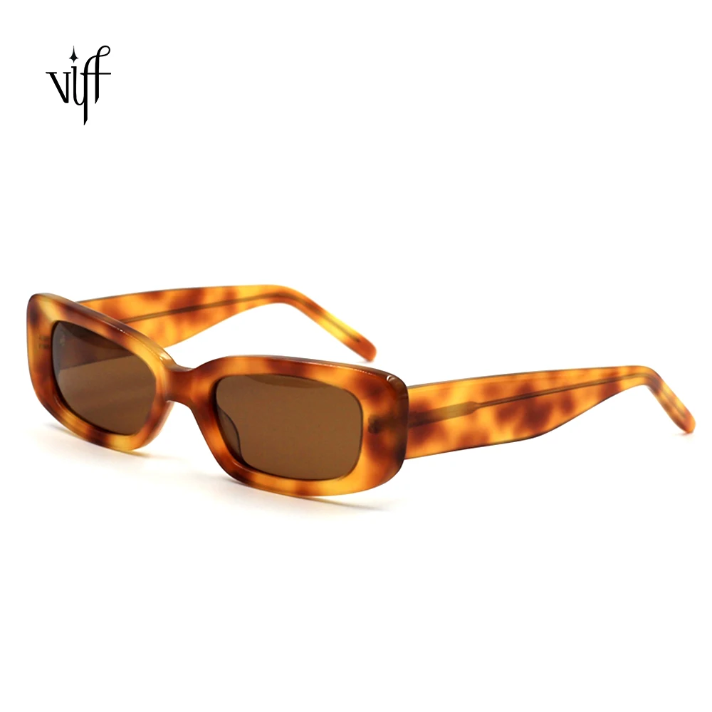 

VIFF HA17060 2021 High Quality Acetate Fashion Small Square Men Women Stylish Trendy Lentes De Sol Sunglasses