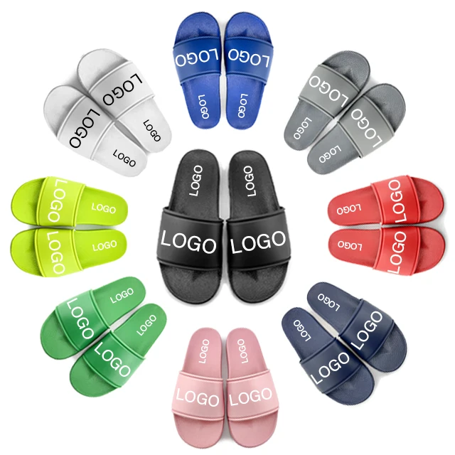 

Greatshoe plain slide sandal,black pvc mens slide footwear sandal custom logo women slide sandal men slippers, Requirement