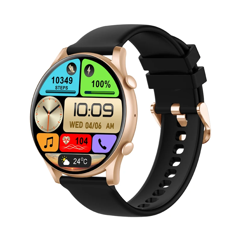 

KarenM factory metal frame X82 pro smart watch 1.43 inch dynamic UI fitness bracelet for women men BT call AMOLED smartwatch OEM