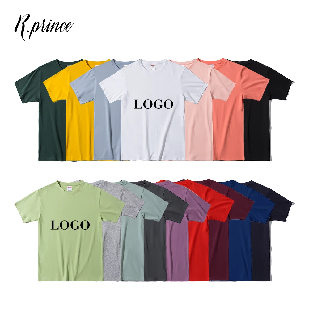

R.prince Custom Unisex Oversized Plain 100% Cotton White tShirts Oversize Homme Printed t-Shirts For Men In Bulk