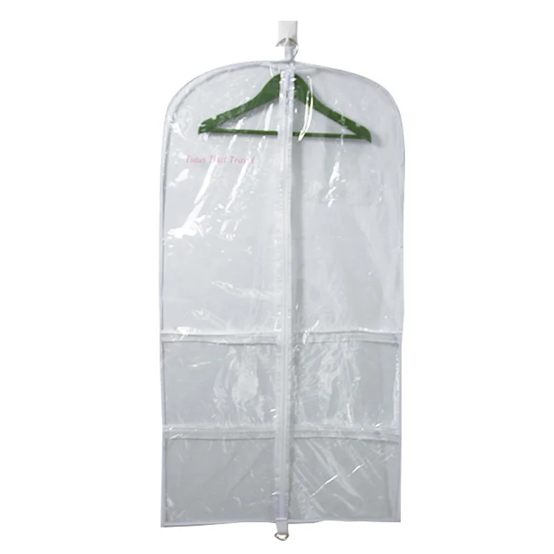 

Clear Plastic Garment Bag with Pockets for Dance Competitions
