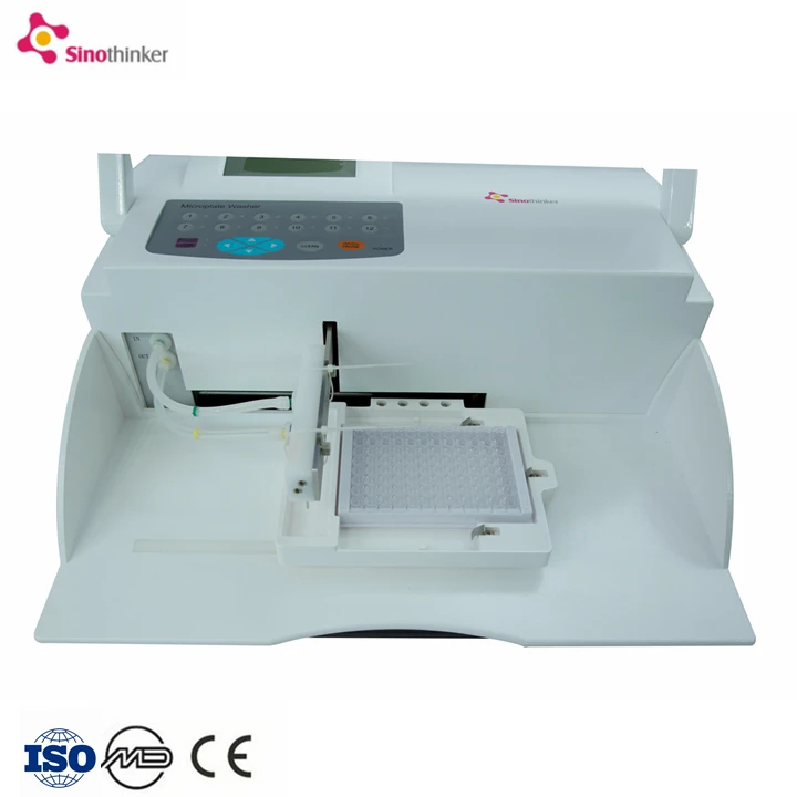 Elisa Washer Reader And 96 Well Microplate Washer With Elisa Plate
