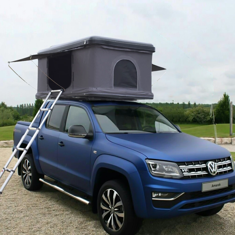 

New Folding 4x4 Wd Suv 210x120cm Outdoor Hard Shell Roof Top Car Rooftop Tent
