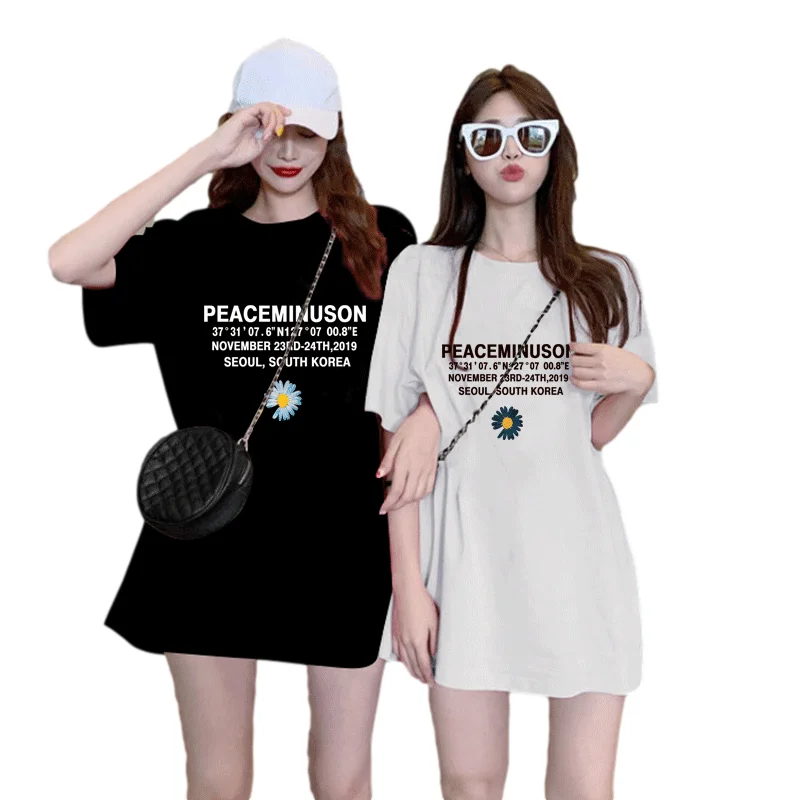 

Hip Hop T-shirt Women's T-shirt Handsome Print Summer Women's Short Sleeve T-shirt Casual Large Size Streetwear Top