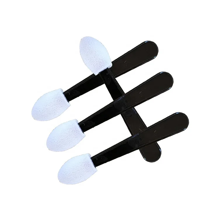 

Factory Manufacturer Wholesale Cheap One-end Disposable Eye shadow Foam Applicator with white Sponge Tip, White or customized