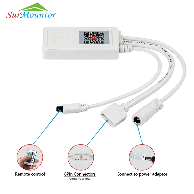 Mini DC 12V Led Controller Dimmer 2A Wireless Remote Control led strip Led Alexa