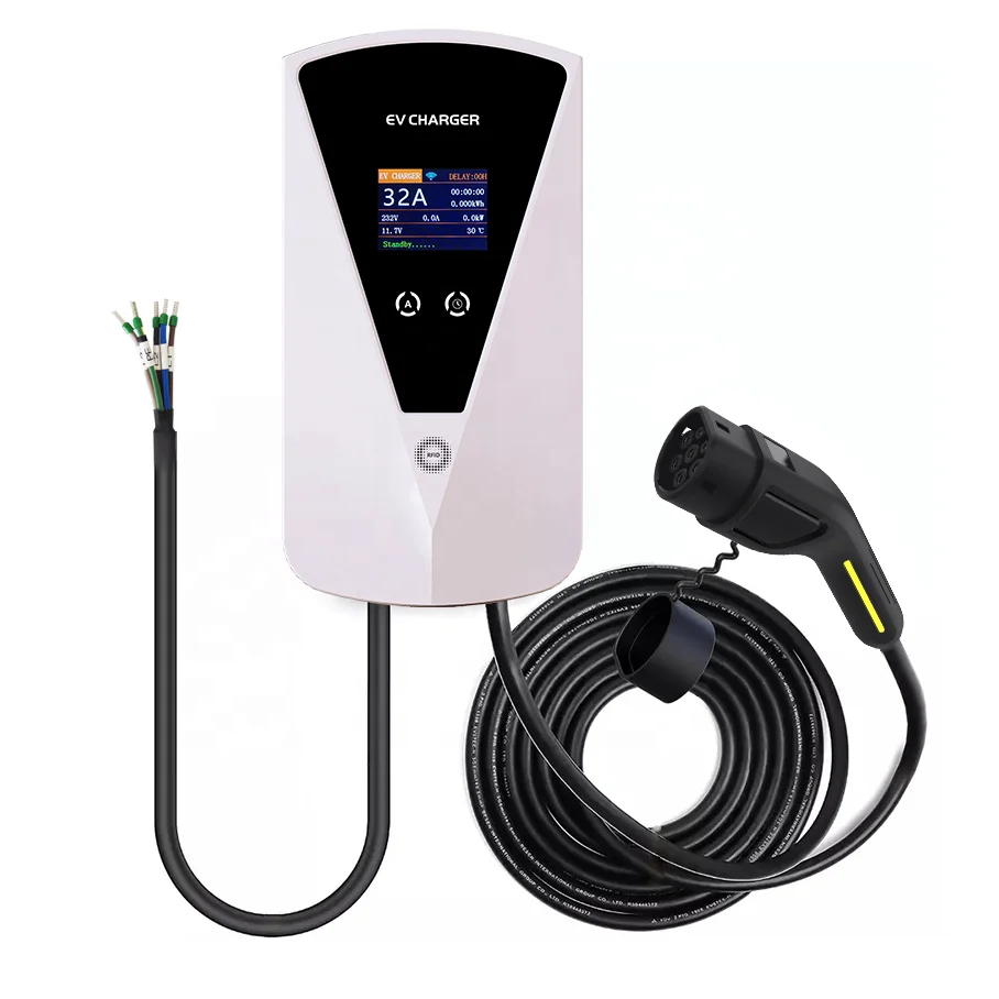 

7KW AC EV Charger Type 2 or Type 1 Plug 32A Wallbox Fast Electric Car EV Charging Stations