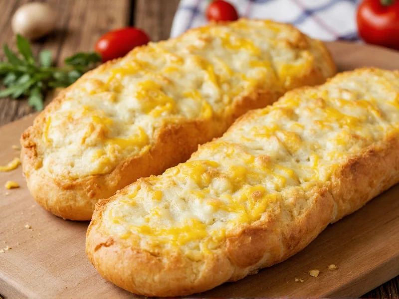 homemade cheesy garlic bread