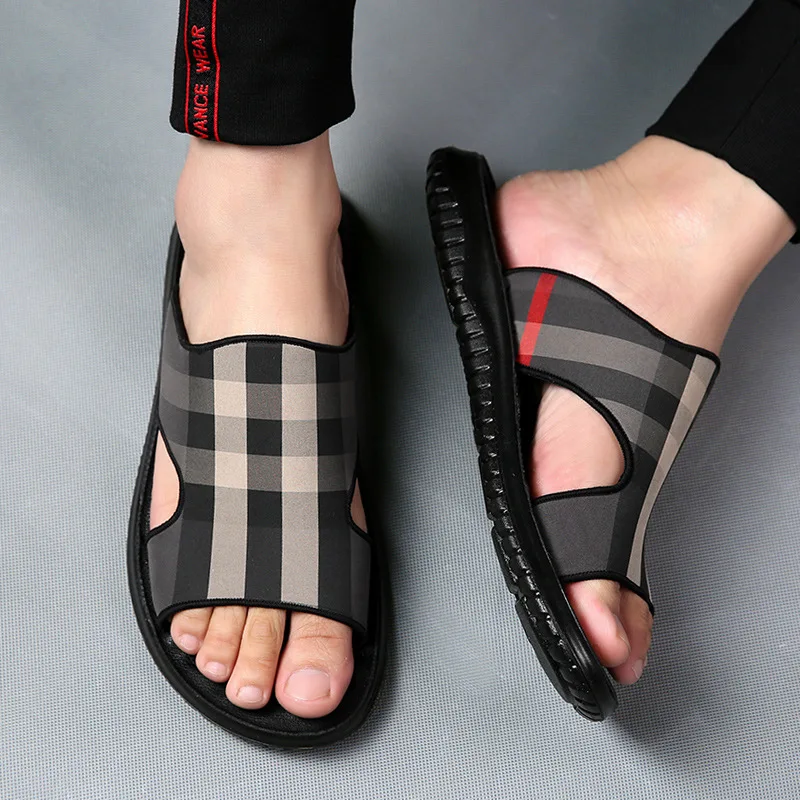 

Indoor home hotel men's casual slippers
