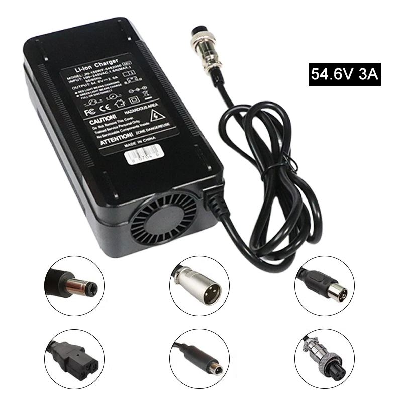 

New Image 54.6V2A Charger For Kugoo M4 M4 Pro C1 X1 Electric Scooter Charger Adapter Charger GX Plug (1+3-) Scooter Parts