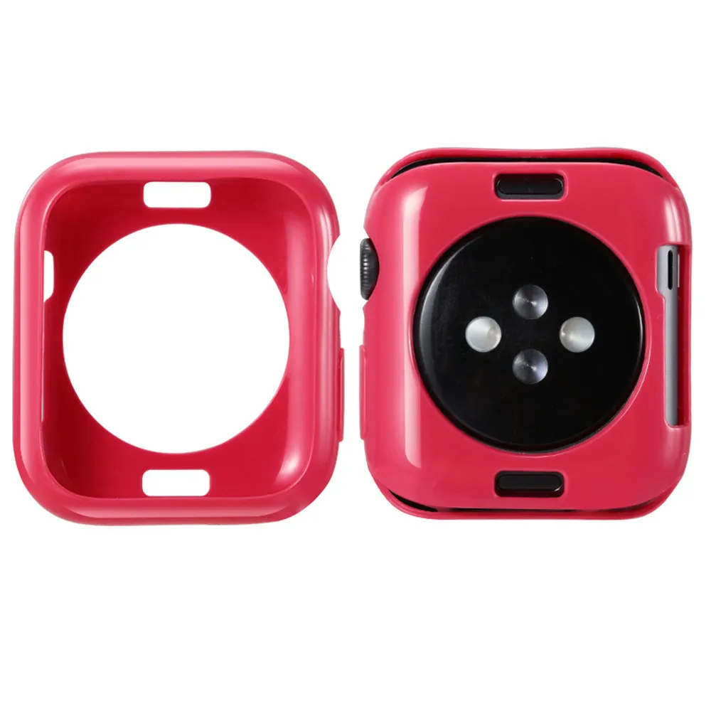 

Candy Color TPU Watch Protective Cover For Apple Watch Case Series 38mm 44mm
