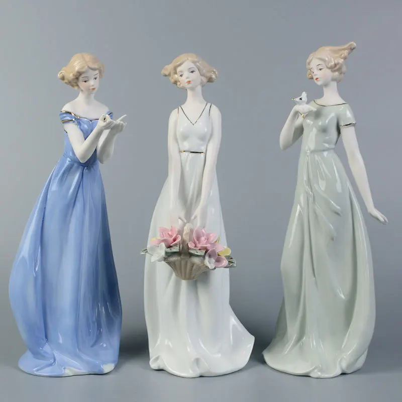 

European style ceramic character decorations decorations for home creative wedding gifts handicrafts
