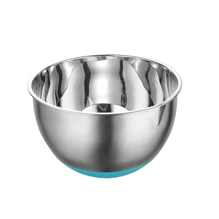 

Multi color stainless steel pink baking mixing bowl