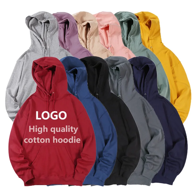 

Embroidery Embossed Organic Cotton Unisex Rhinestone Oversized Custom Plus Size Men'S Hoodies And Sweatshirts Men'S Hoodies