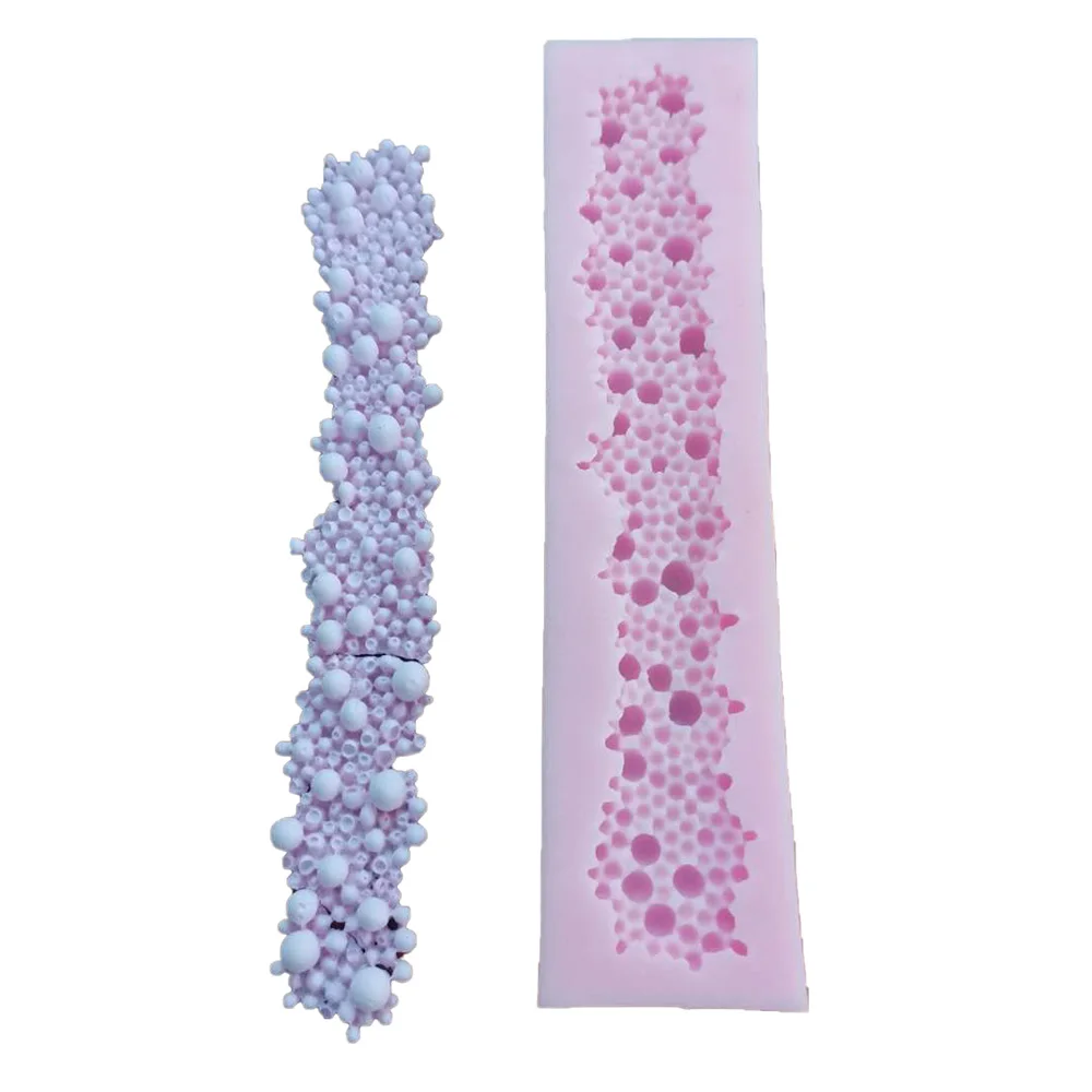 

Pearl chain lace silicone mold A3013