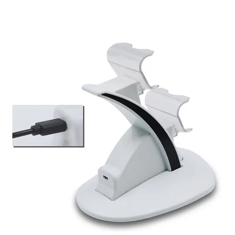 

Ps5 controller charger TOLam ps4 controller charger accessories, White