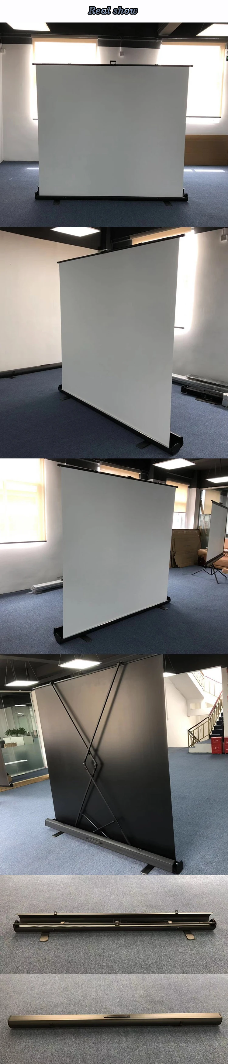 Floor pull up screen