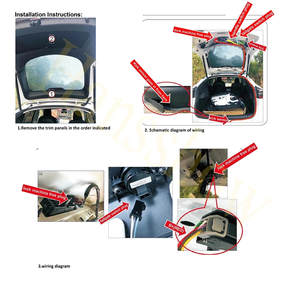 Smart Foot Sensor Controlled Opening And Closing Tailgate Liftgate Foot
