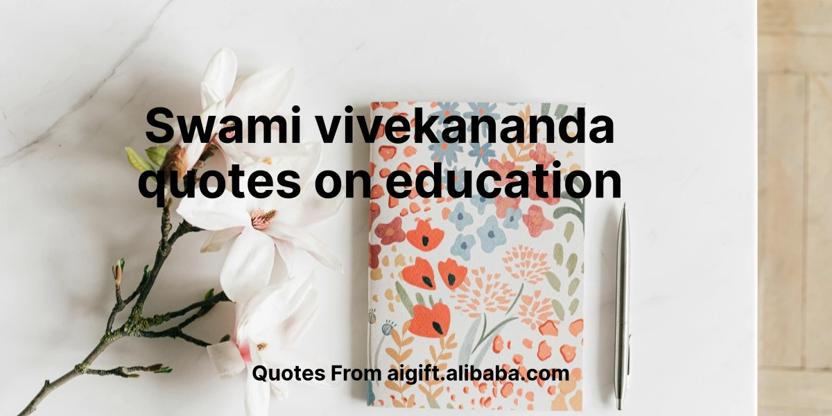 swami vivekananda quotes on education