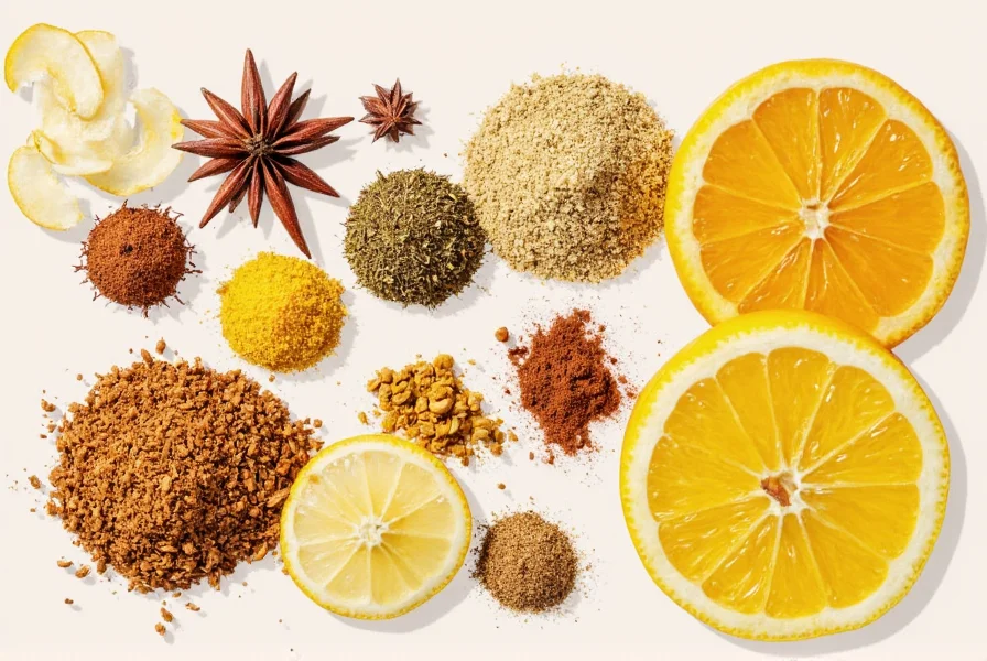 Orange peel seasoning blend