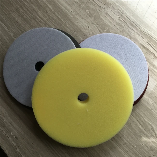 

Durable 150mm 6" Buffing Polishing Foam Pad, Yellow red marroon soft blue orange