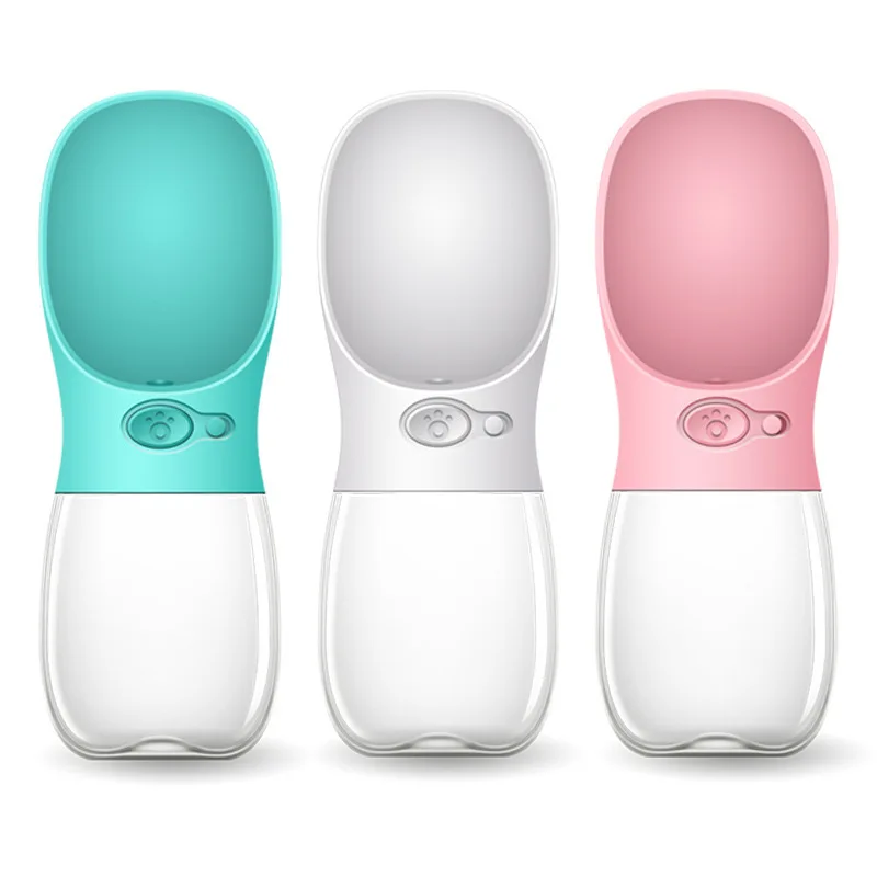 

pet products dropship 2021 new portable travel pet cat and dog water bowl bottle feedee